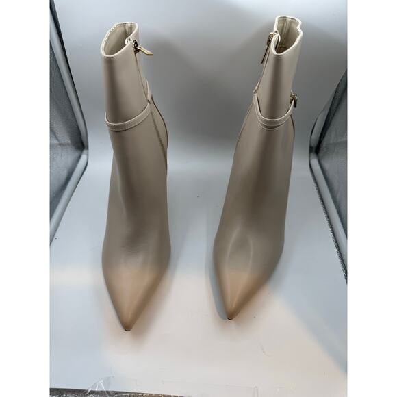 Calvin Klein Vivera Women’s Ivory Stiletto Heel Ankle Booties – Size 11M, New - Picture 10 of 11